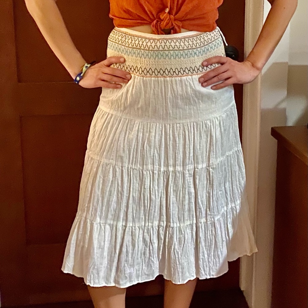 💙 Sweet by Miss Me Boho tiered skirt